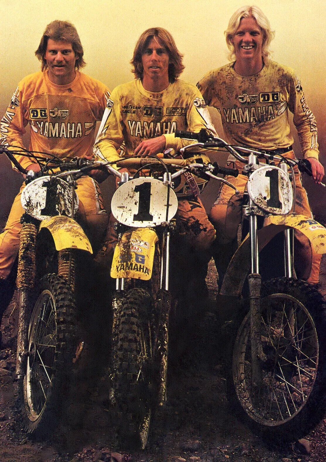 1979 Yamaha YZ line Ad (Bob Hannah) MX Motocross POSTER 24 X 36 INCH Sweet