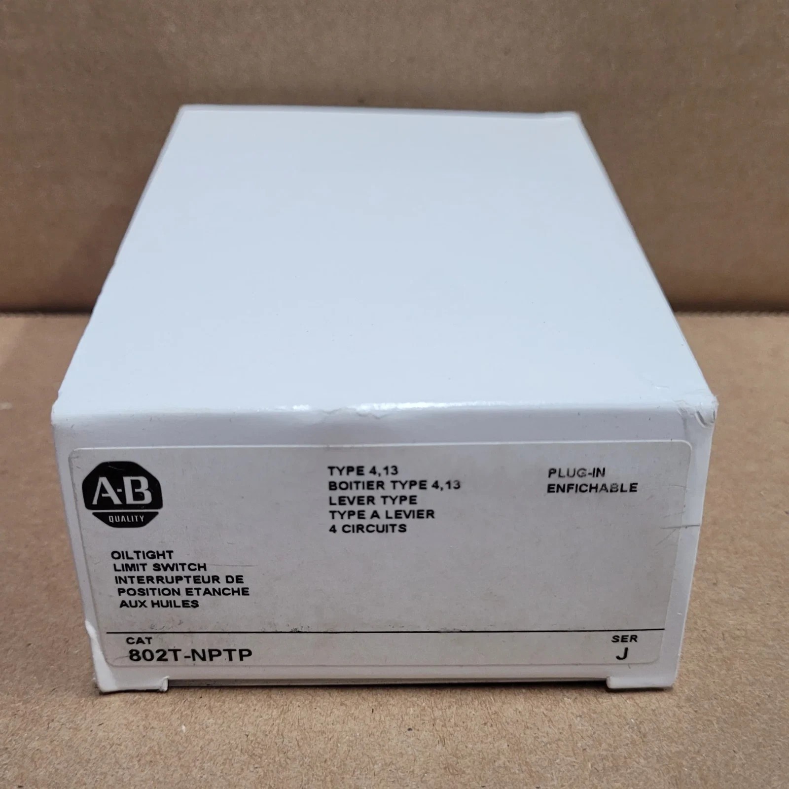 Allen-Bradley 802T-NPTP Oil Tight Limit Switch 802TNPTP 1PC New Allen-Bradley 802T-NPTP Oil Tight Limit Switch 802TNPTP 1PC New