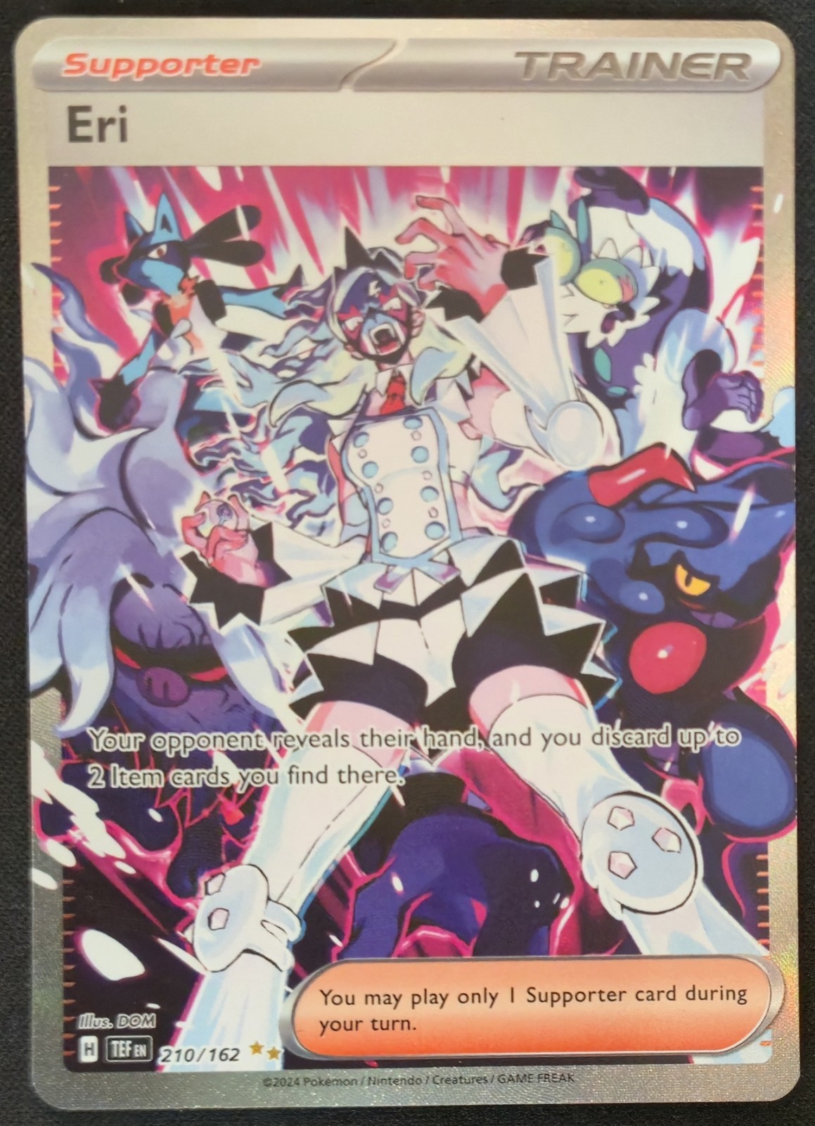 Eri 210/162 S&V Temporal Forces Special Illustration Rare Holo Pokémon 2024 NM