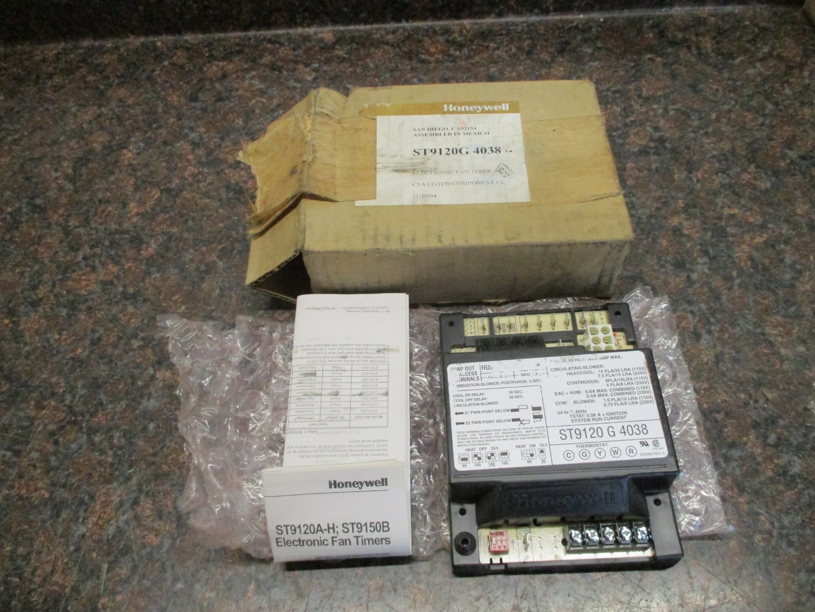 NEW HONEYWELL ST9120G4038 Fan Control Board ST9120G 4038 