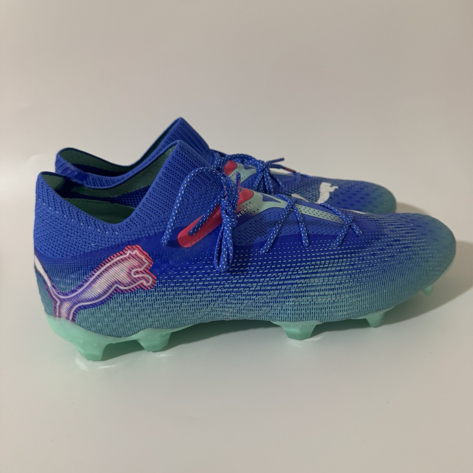 Puma $240 Men’s Size 12 FUTURE 7 ULTIMATE FG/AG Soccer Cleats Blue 107916-01 NEW