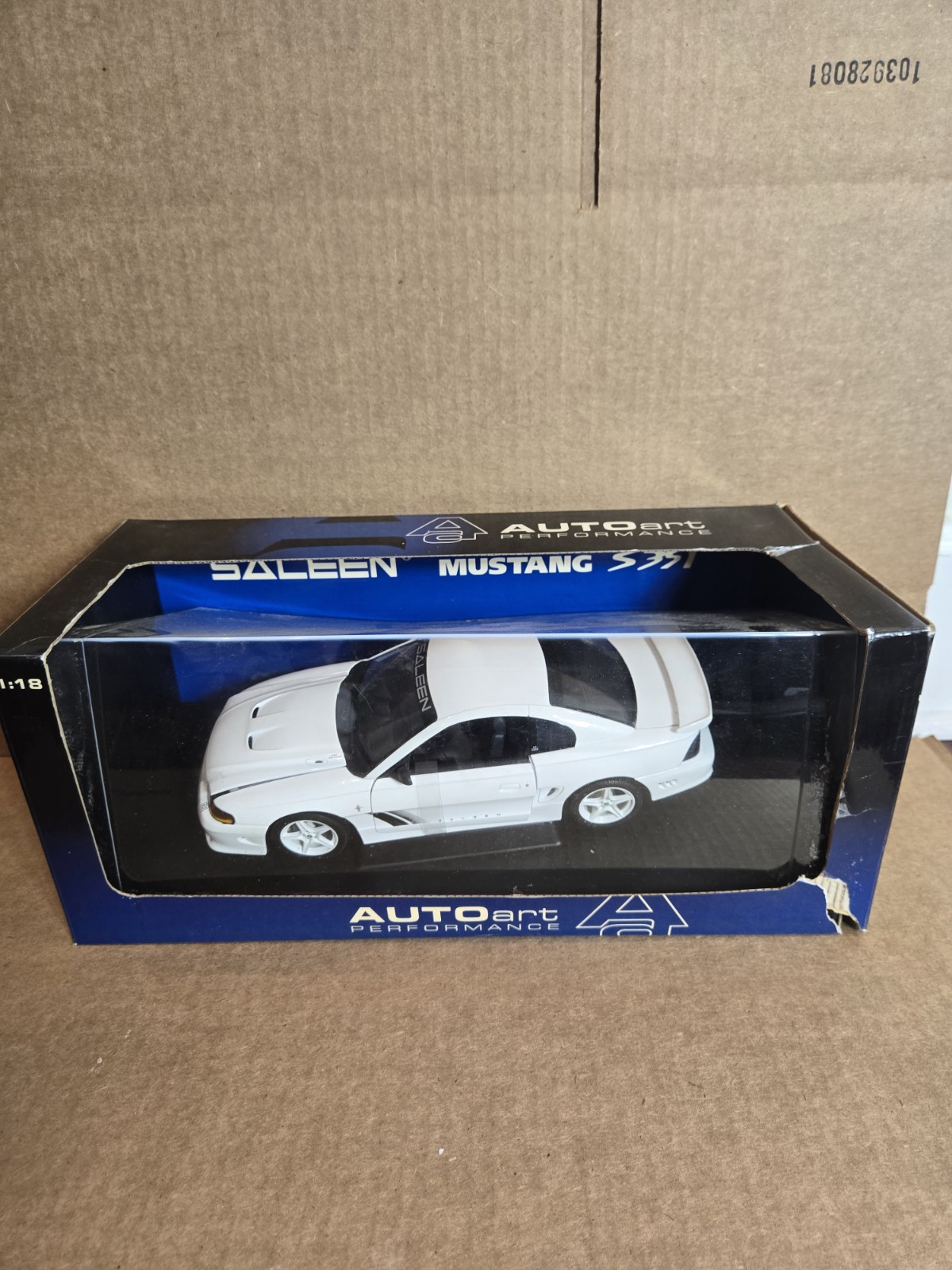 READ❗️ 1/18 Autoart Saleen Mustang S351 Coupe White Diecast 🔥