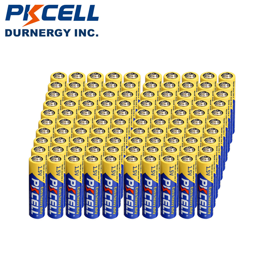 100Pcs AAA Batteries 1.5V Extra Heavy Duty R03P E92 PC2400 Triple AAA Battery 100Pcs AAA Batteries 1.5V Extra Heavy Duty R03P E92 PC2400 Triple AAA Battery