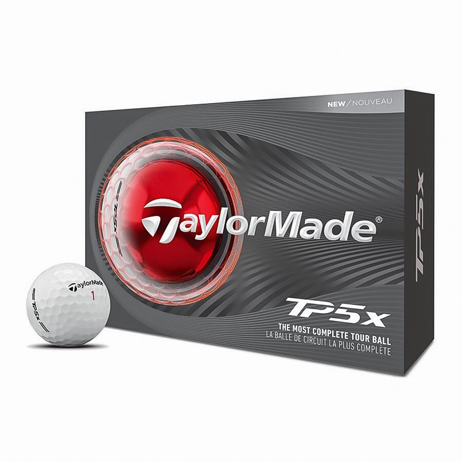 2 Dozen 24 Balls TaylorMade TP5x White Golf Balls Tour Performance 5 Layer