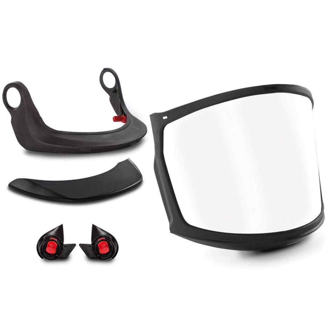 Kask WKI00010.500 Zenith Scratch Resistant Clear Full Face Helmet Visor Kit Kask WKI00010.500 Zenith Scratch Resistant Clear Full Face Helmet Visor Kit