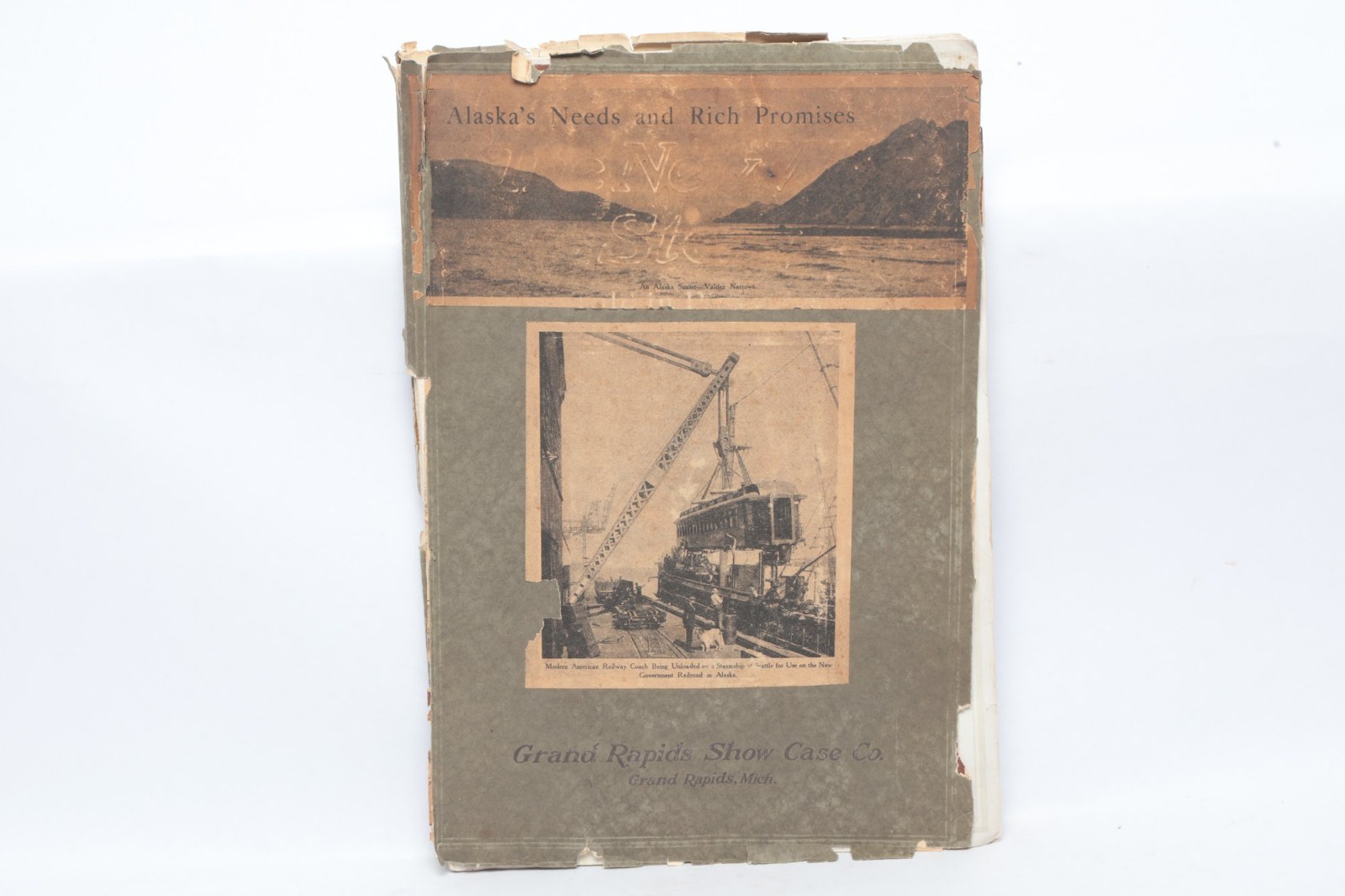 1905-1924 Alaska Yukon Scrapbook Gold Mining Kennecott Railway Photos Ephemera