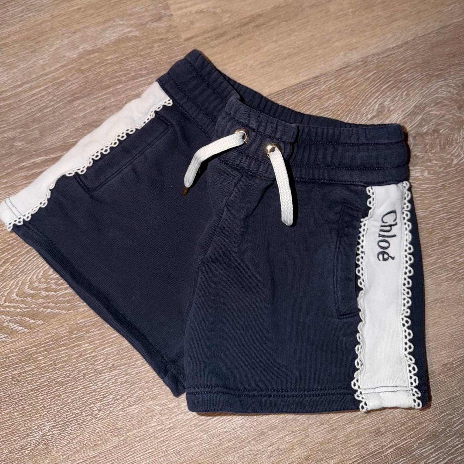 Chloe Girl\'s Navy and Blue Shorts Chloe Girl\'s Navy and Blue Shorts