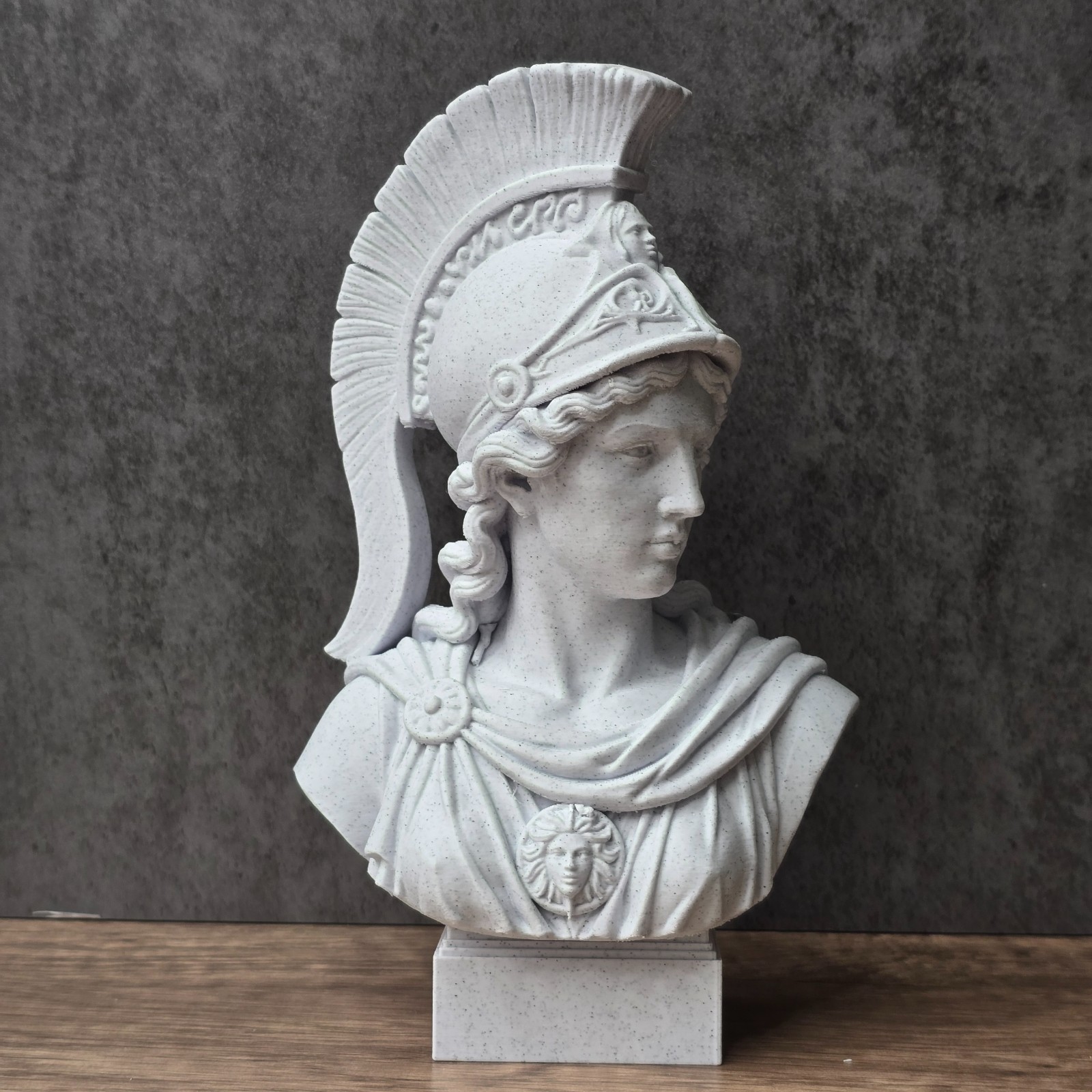 Athena Bust Statue Goddess of Wisdom Greek Sculpture Pagan Home Decor Gift