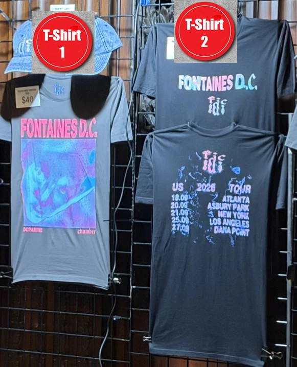 HOT   Font DC US 2026 Tour Merch reprint T-Shirt