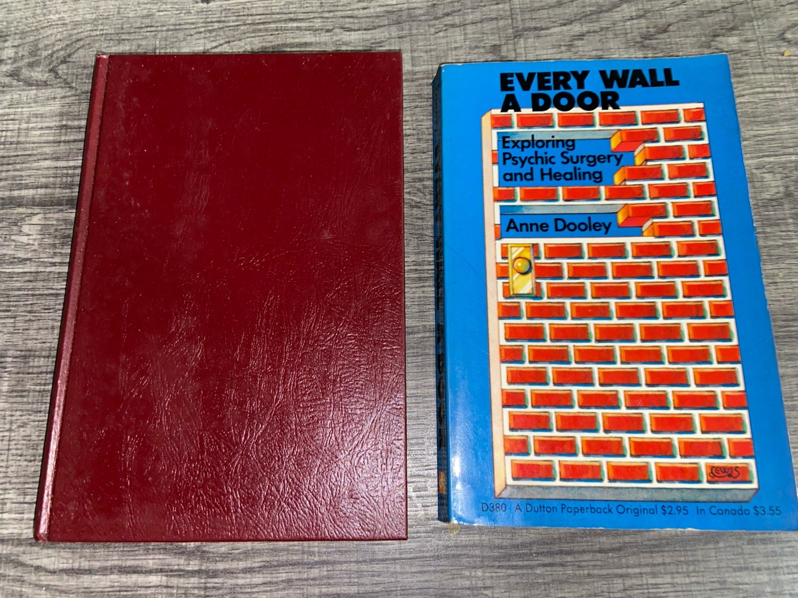 Pair of psychic surgery books vintage 1973