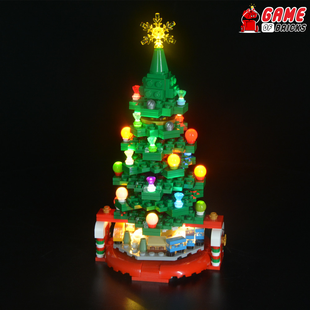LED Light Kit for Christmas Tree - Compatible with LEGO® 40338 Set