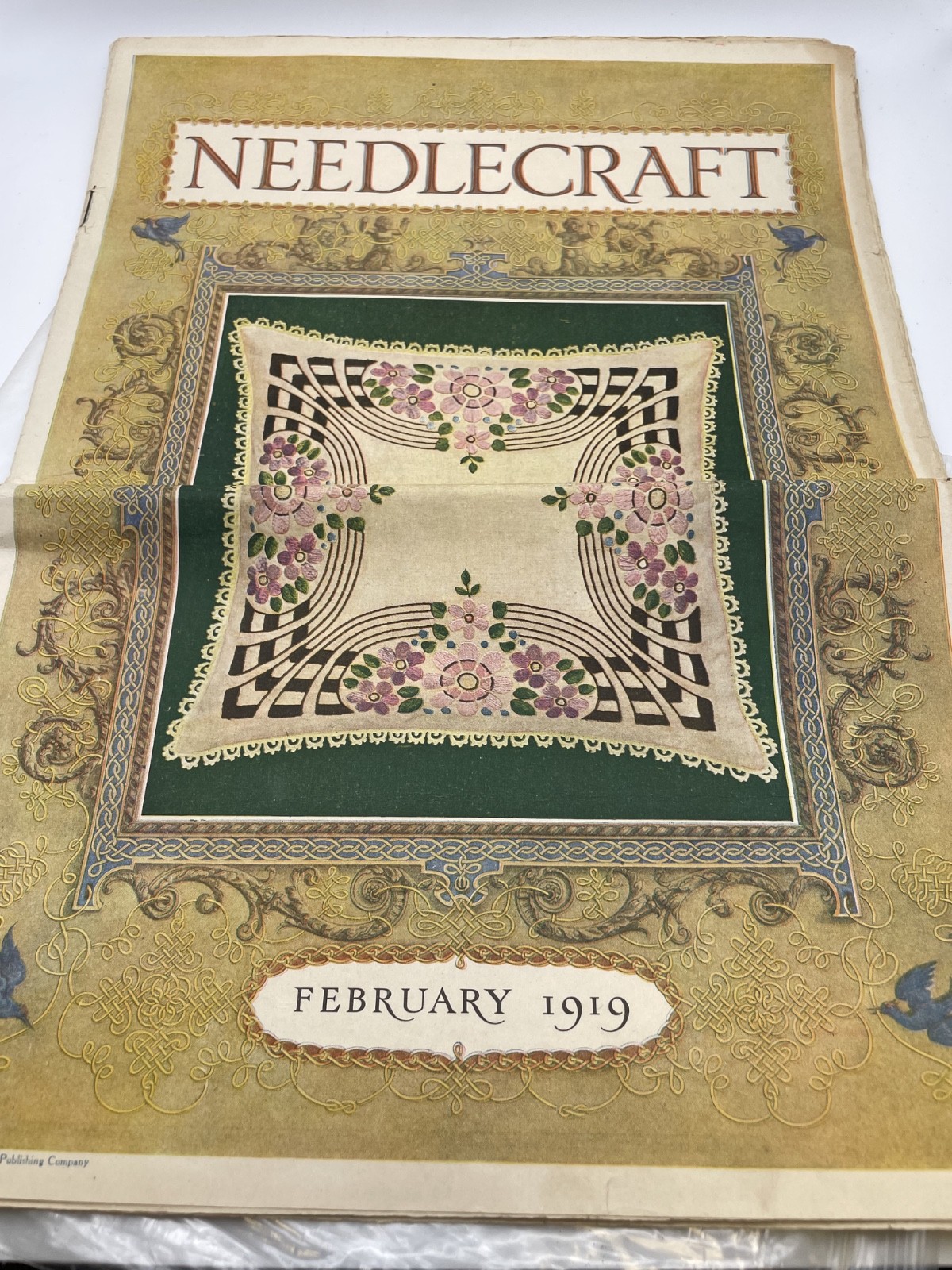 Antique 1919 Needlecraft Magazine w Cream of Wheat Ad