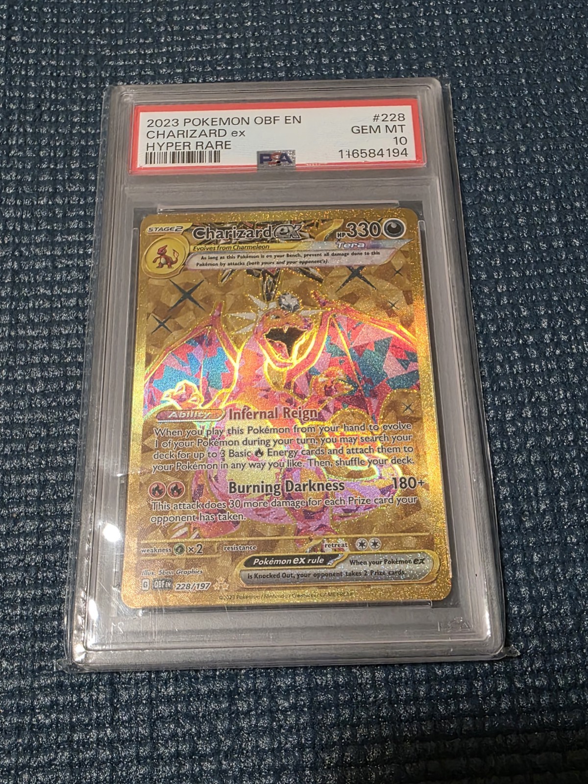2023 Pokemon OBF EN Charizard Ex Hyper Rare Psa 10 2023 Pokemon OBF EN Charizard Ex Hyper Rare Psa 10