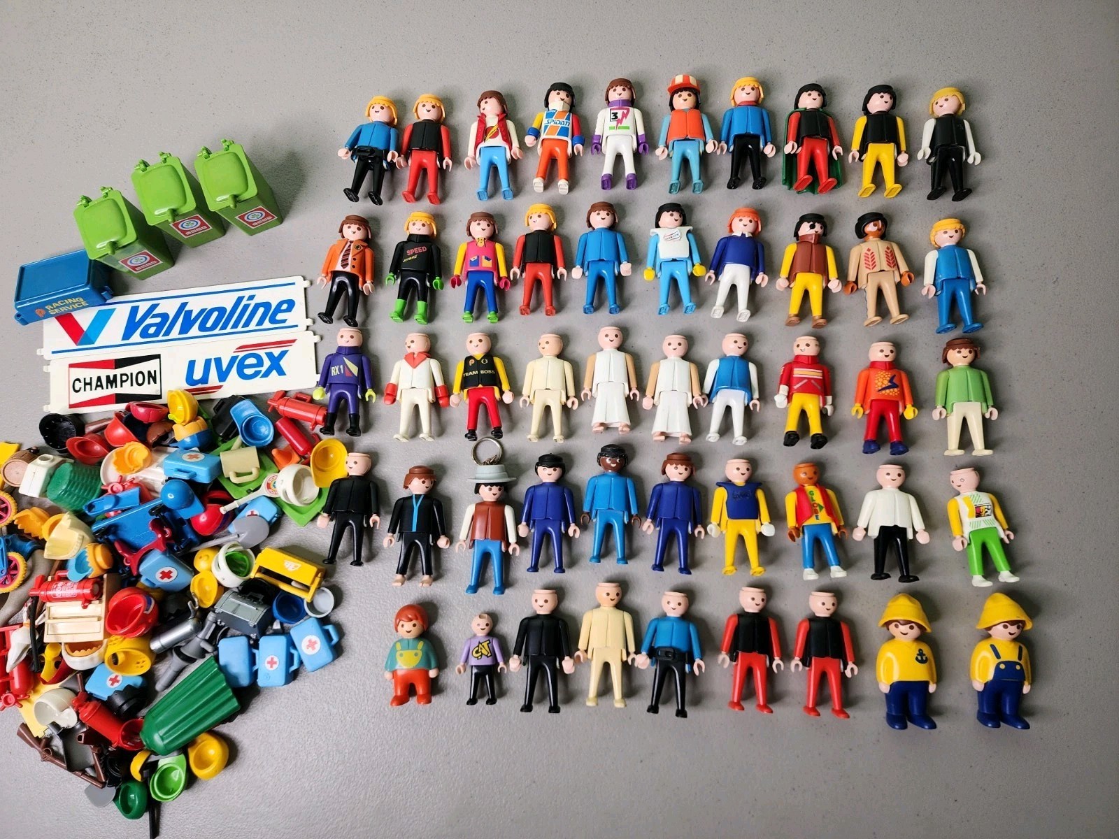 Vintage Playmobil - Lot of 49 Figures & Accessories