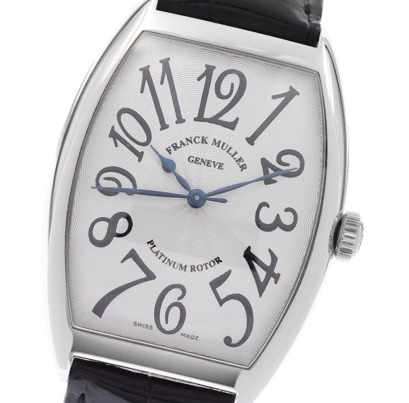 Franck Muller Cintree Curvex 6850SC Platinum Rotor SS Automatic 33mm Silver Dial