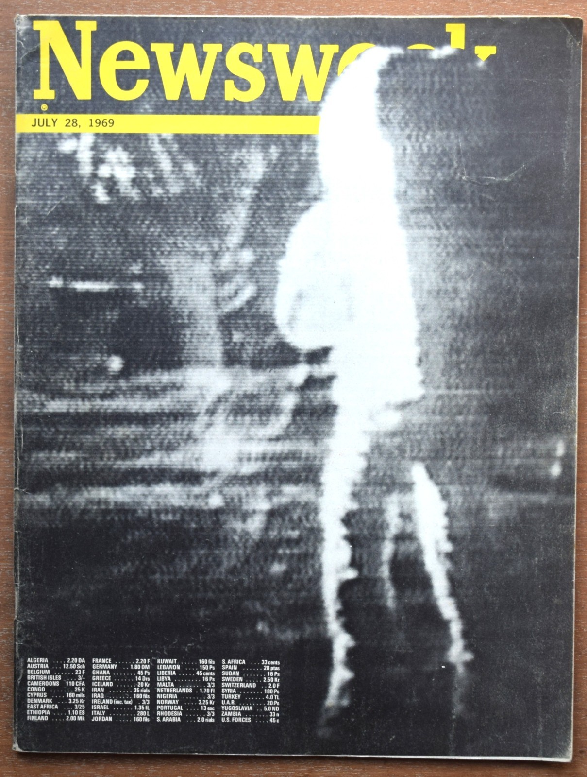 Newsweek Magazine July 28, 1969 Apollo 11 Moon Landing Issue Neil Armstrong NASA