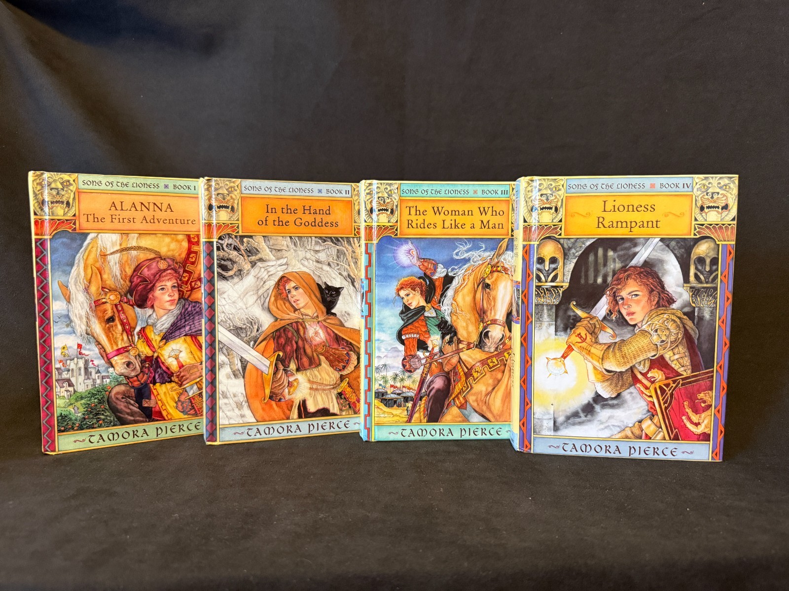 *RARE* Tamora Pierce\'s SONG OF LIONESS Quartet Hardcover 2003 1st Ed, 1st Pr HTF