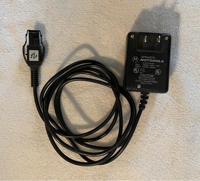 Motorola Cell Phone Power Supply Charger 8.6VDC 340ma SPN4457A Motorola Cell Phone Power Supply Charger 8.6VDC 340ma SPN4457A