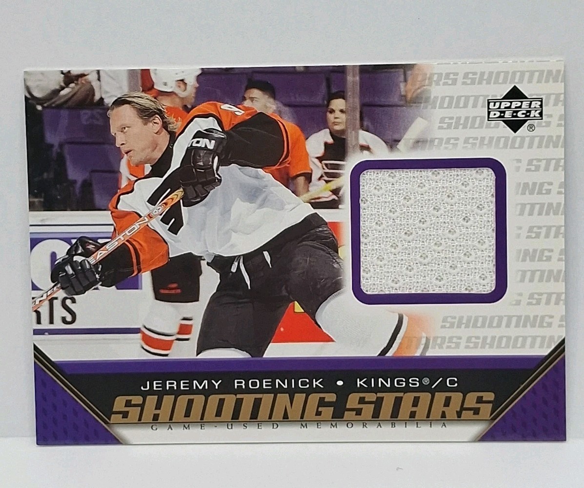 2005-06 Upper Deck Shooting Stars Game-Used Memorabilia Jeremy Roenick HOF (P13)