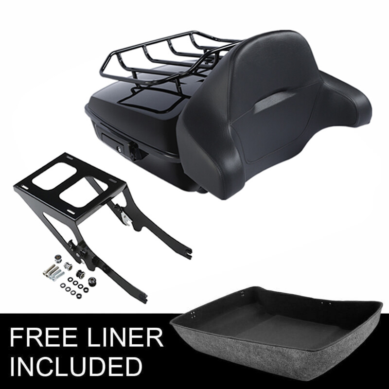 Chopped Trunk Luggage Mount Rack Fits For Harley Softail Heritage Classic 18-26