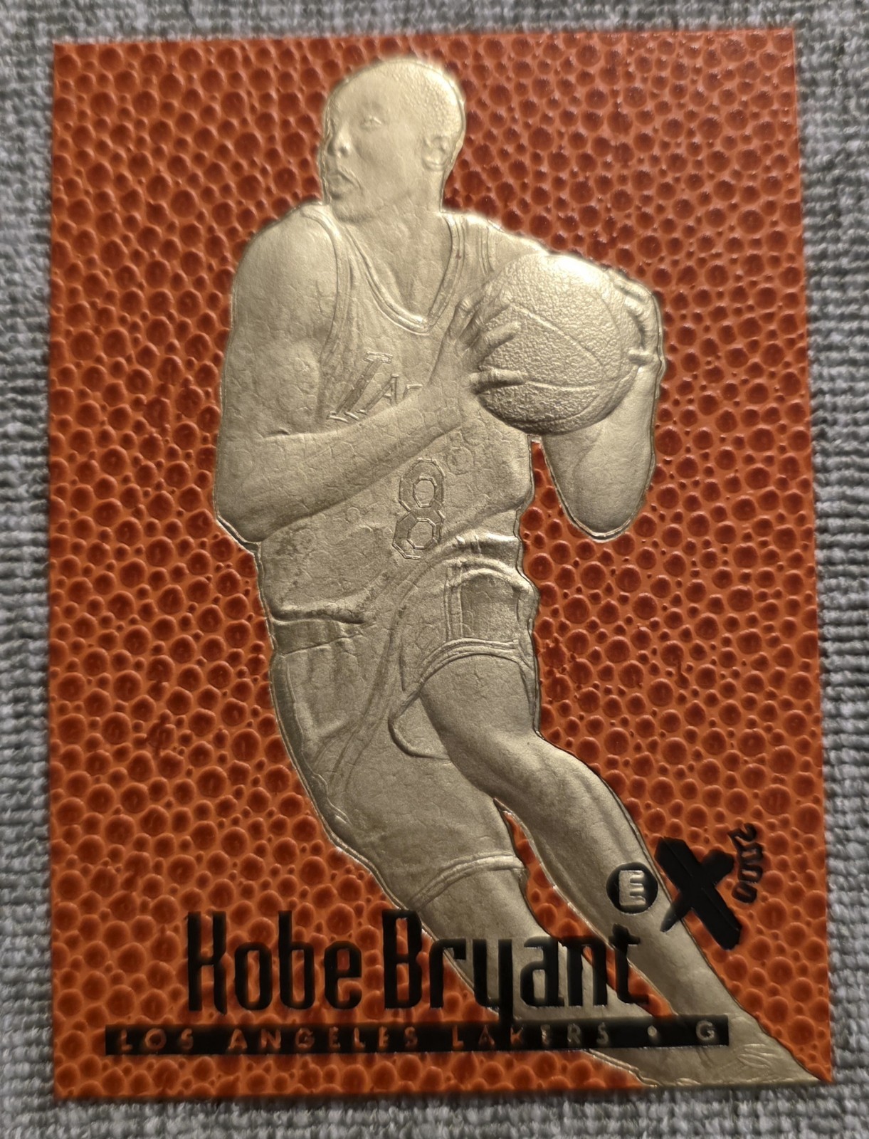 1999-00 23KT Gold Card Fleer Reprints - 1997-98 Ex2000 Kobe Bryant Ball Texture 