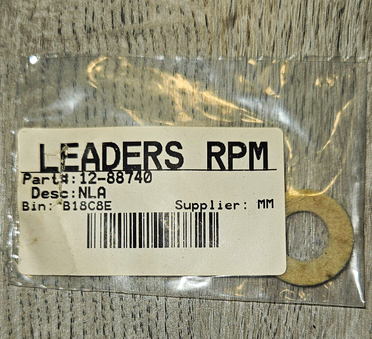 Mercury 9.8 Drive Shaft Felt # 12-88740 Mercury 9.8 Drive Shaft Felt # 12-88740