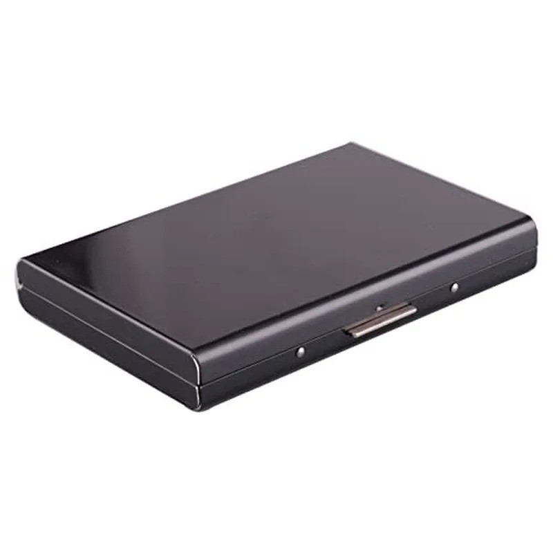 RFID Blocking Aluminum Wallet Hard Case Business Card Holder Slim Metal