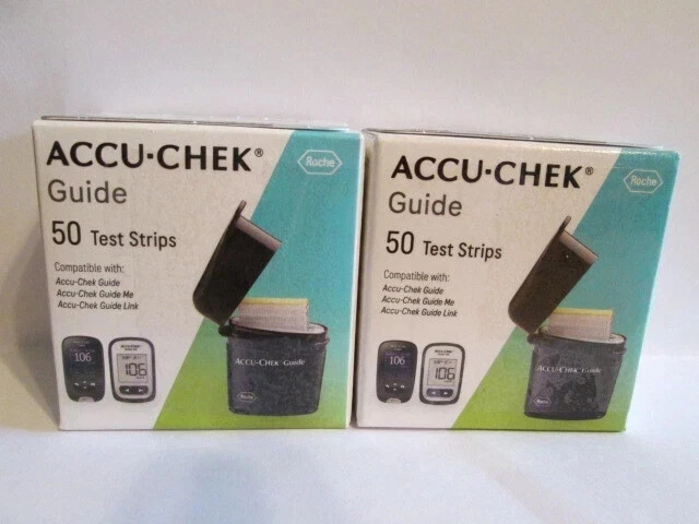 100 test strips Accu- Chek Guide EXP 10/26+ *See description for more details*