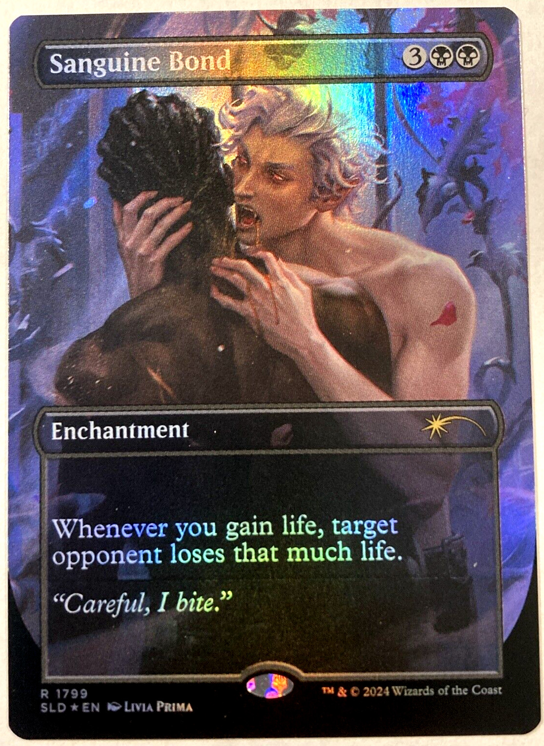 MTG Sanguine Bond RAINBOW FOIL Secret Lair  x Astarion\'s Thirst 1799 NM