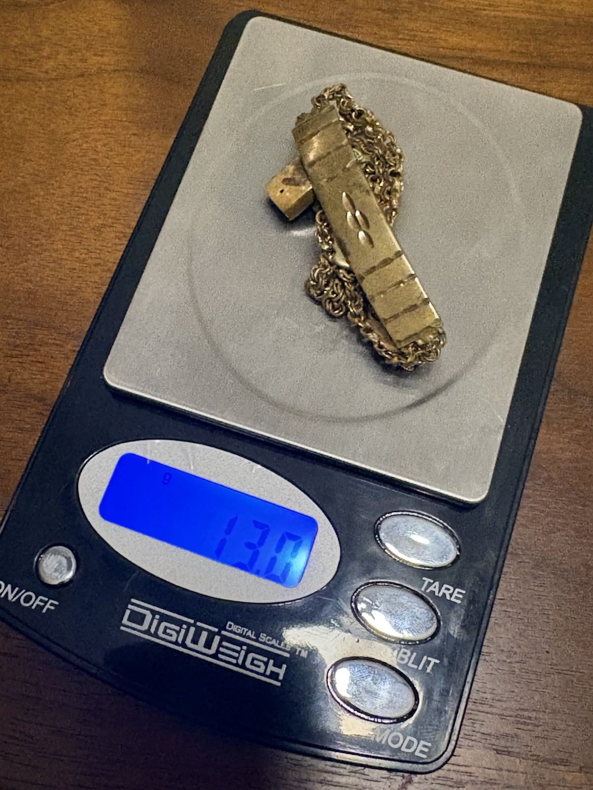 Gold Vintage Bracelet 7-inch 13 grams
