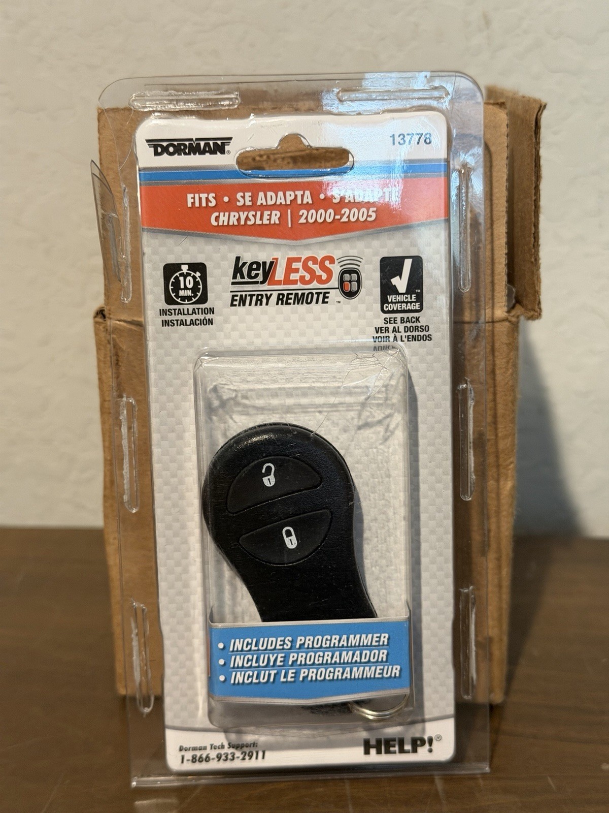 Dorman 13778 Keyless Entry 3-button Remote *NEW* Dorman 13778 Keyless Entry 3-button Remote *NEW*