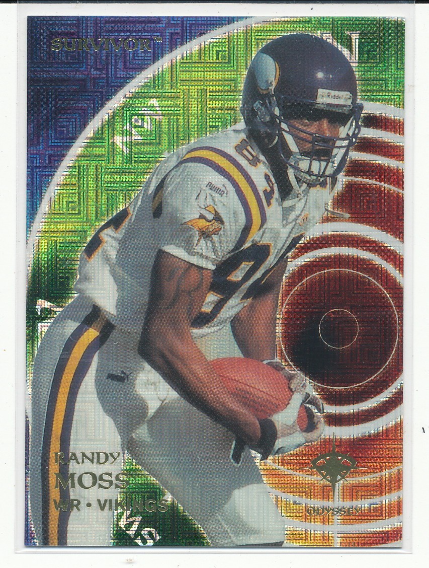 2000 Edge Odyssey Last Man Standing Randy Moss #168 /2500 2000 Edge Odyssey Last Man Standing Randy Moss #168 /2500