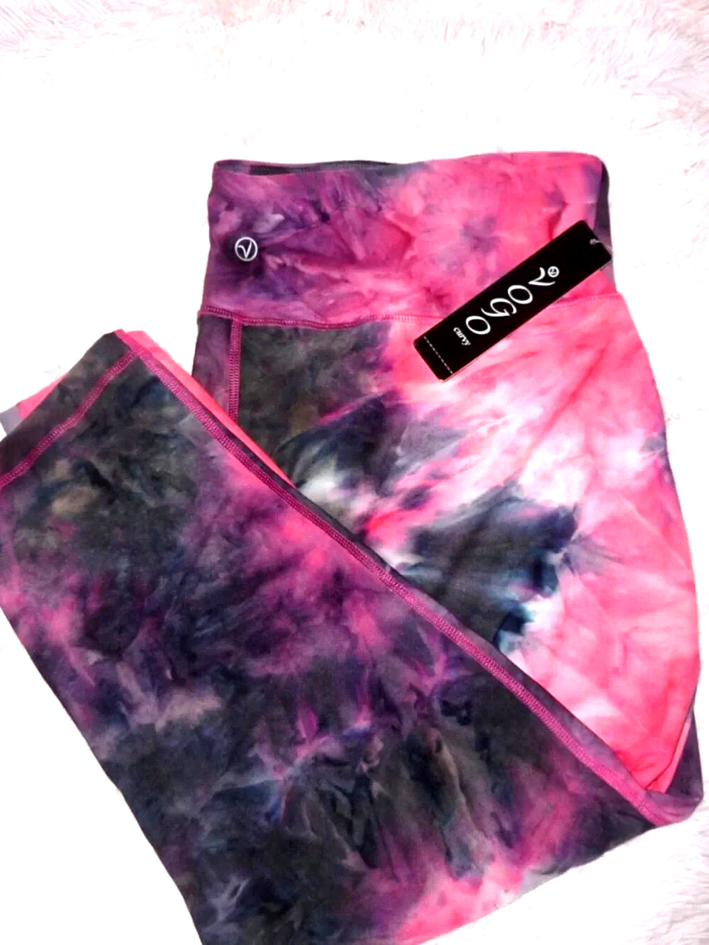 NWT Vogo Athletica Curvy Cropped Moisture Wick Yoga Band Leggings 2X