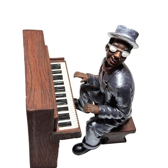Herco Gift Professional Jazz Musician Figurines Piano and Saxophone Player Set Herco Gift Professional Jazz Musician Figurines Piano and Saxophone Player Set