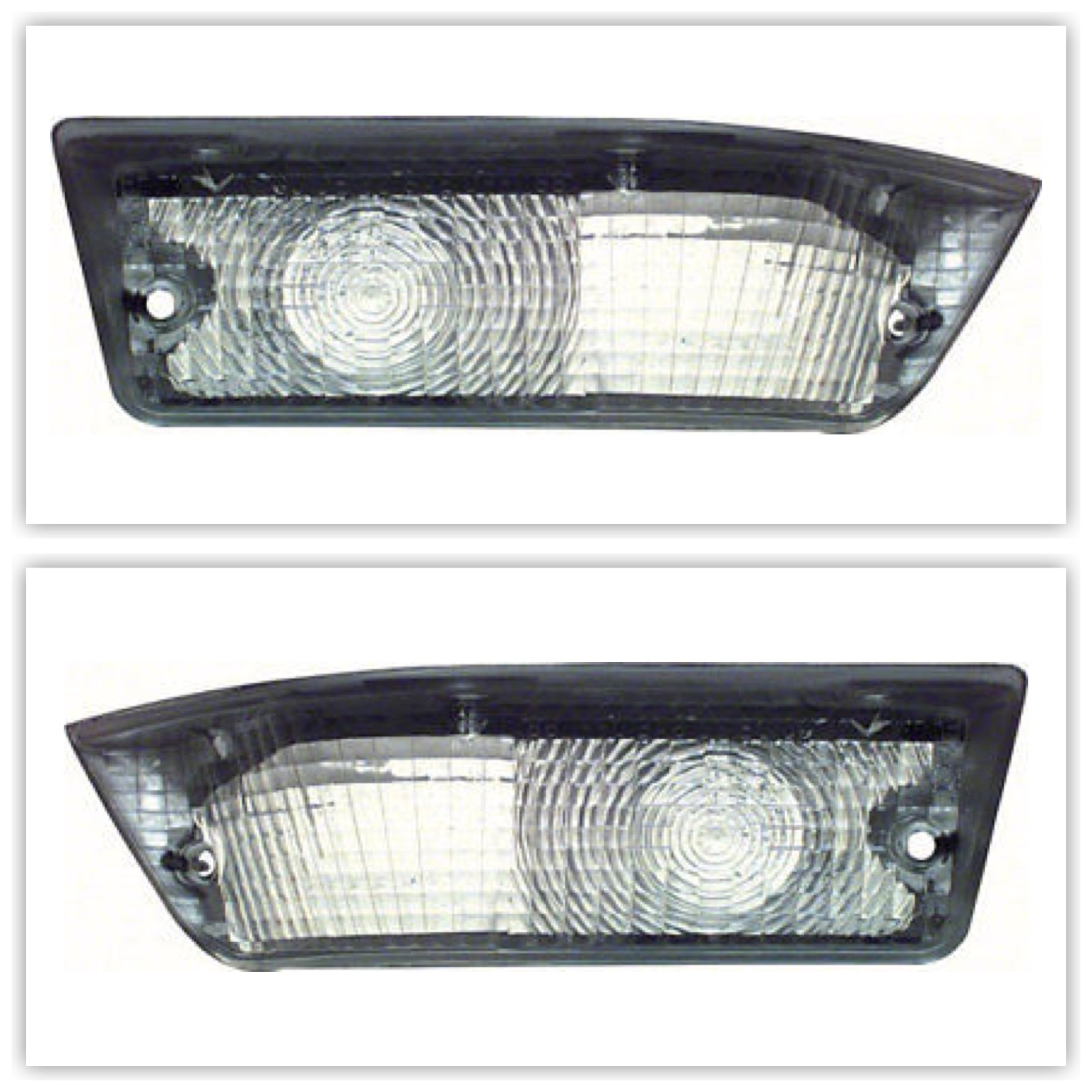 OER Reproduction Front Park Light Lens Set 1968 Pontiac Firebird OER Reproduction Front Park Light Lens Set 1968 Pontiac Firebird