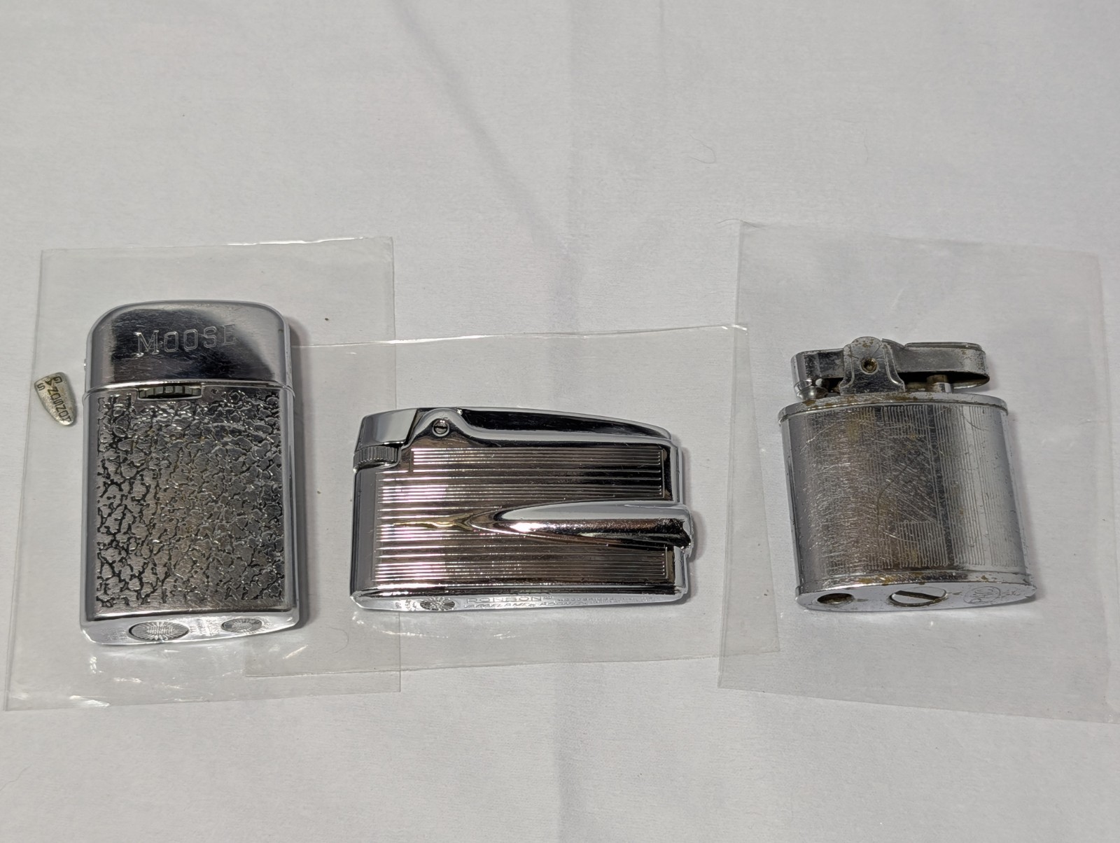 Vintage/Antique Lot of 3, Ronson, Variflame Adonis / Windlite + PAC Parts Lot Vintage/Antique Lot of 3, Ronson, Variflame Adonis / Windlite + PAC Parts Lot