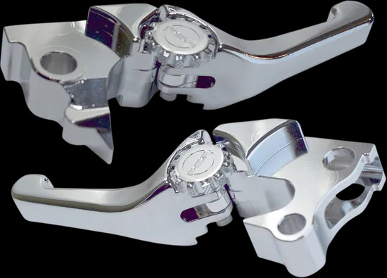 PSR Anthem Shorty Chrome Clutch Brake Lever Set Springfield Dark Horse 18-22