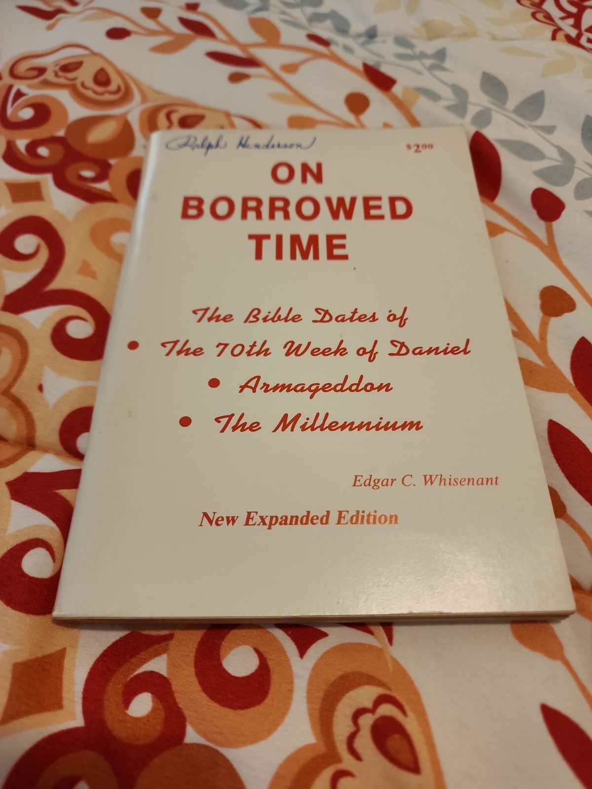 88 Reasons Why Rapture Will Be In 1988 Book On Borrowed Time Edgar C Whisenant 88 Reasons Why Rapture Will Be In 1988 Book On Borrowed Time Edgar C Whisenant