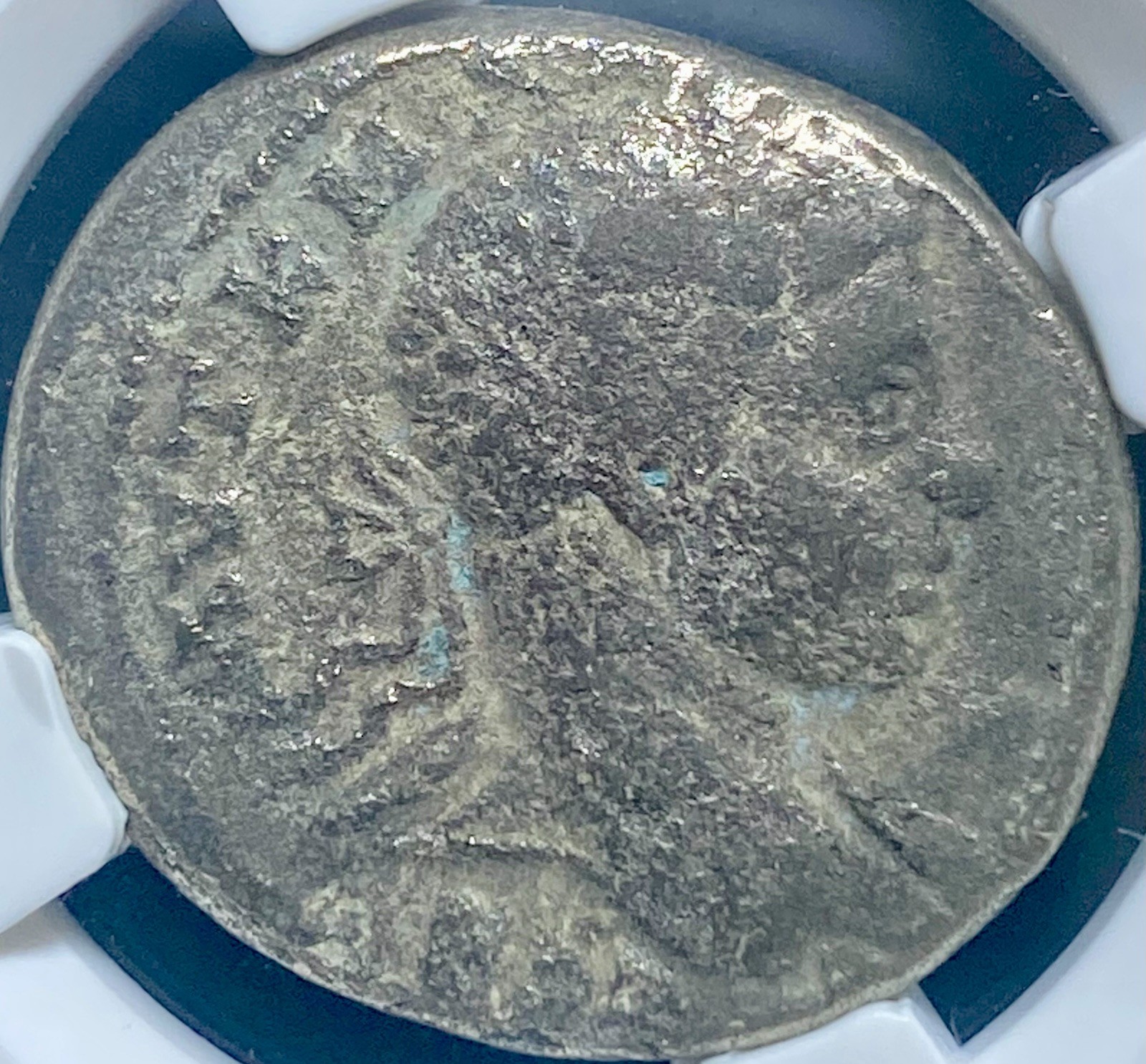 Large Emperor Elagabalus 218-222AD Coin Roman Tetradrachm NGC Authentic Genuine