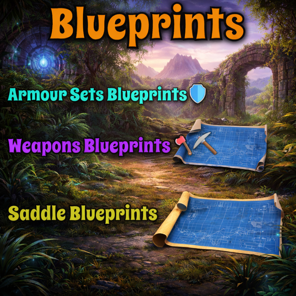 Blueprint s Bp Armour / Guns / Saddles ASA PVE 🦖ARK Survival Ascended