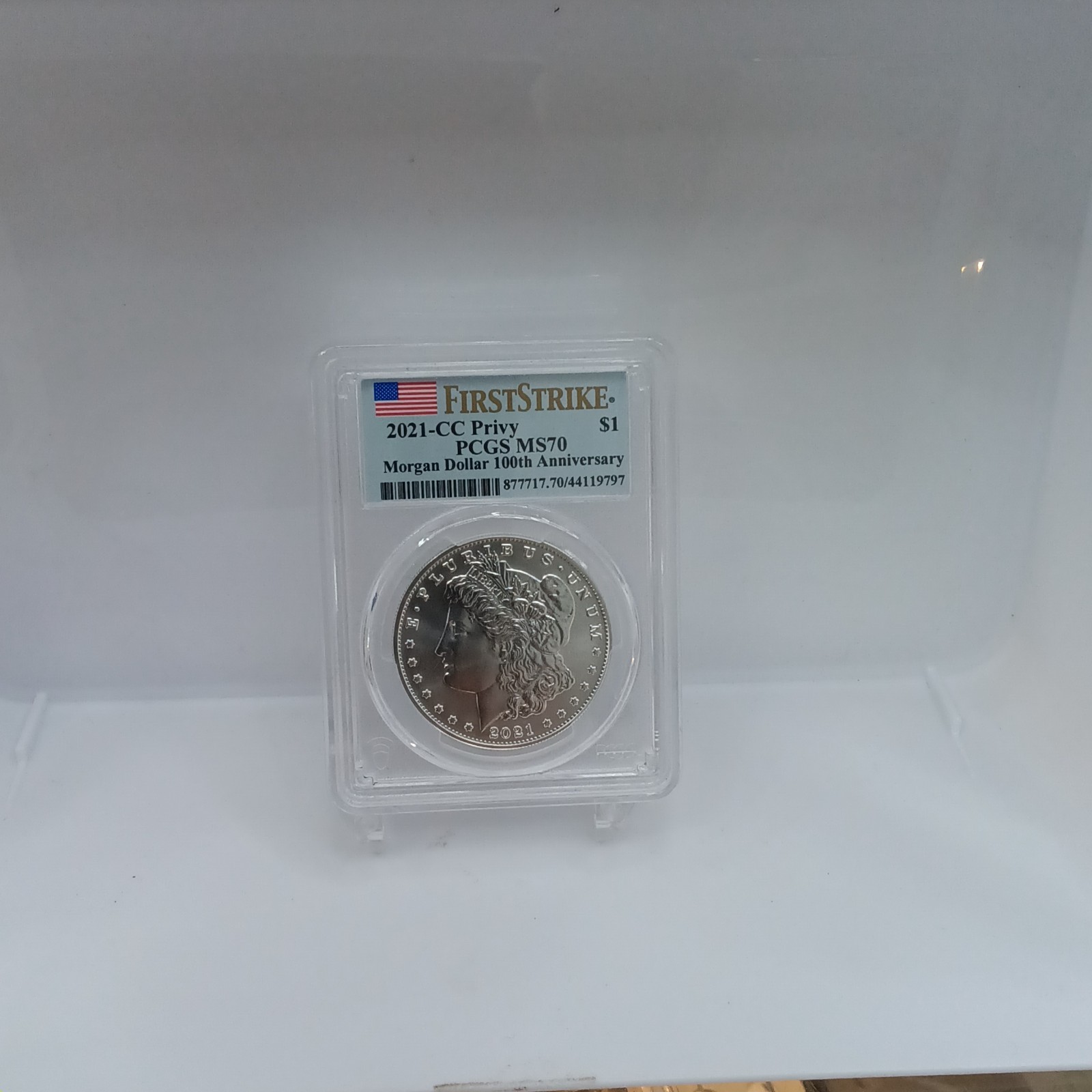 2021-CC Privy PCGS MS70 100TH Anniversary FIRST STRIKE