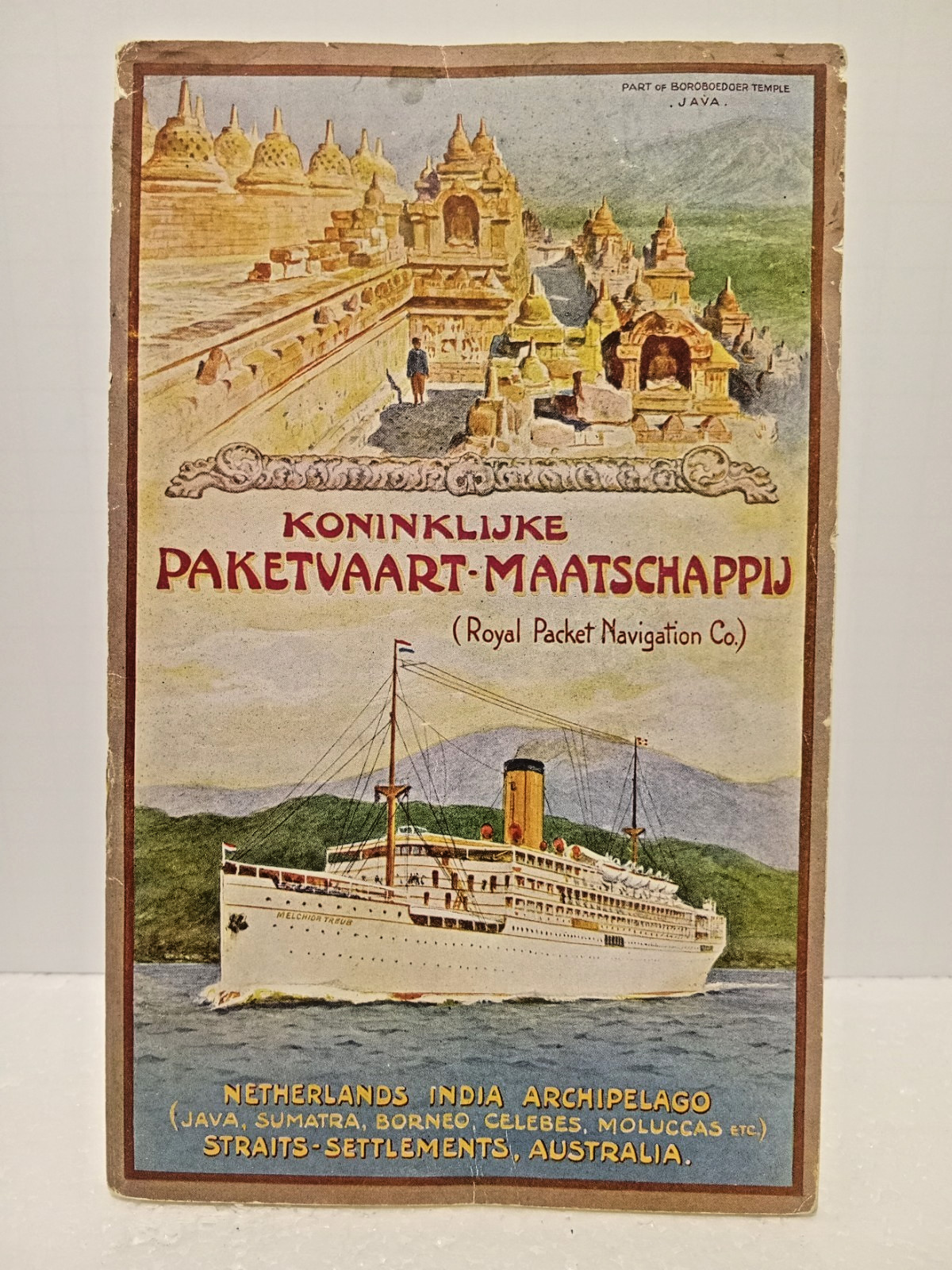 1915 KPM Royal Packet Navigation Dutch East Indies Java Travel Booklet Steamship