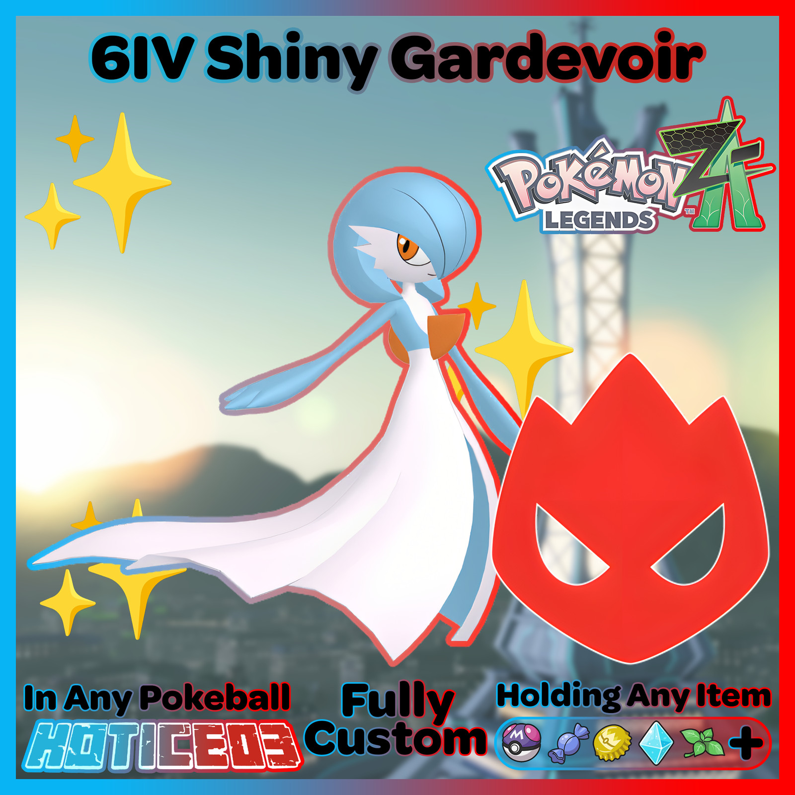 ✨ Shiny Alpha Gardevoir 6IV + EVs ✨ Pokemon Legends ZA 🚀 Fast 🚀