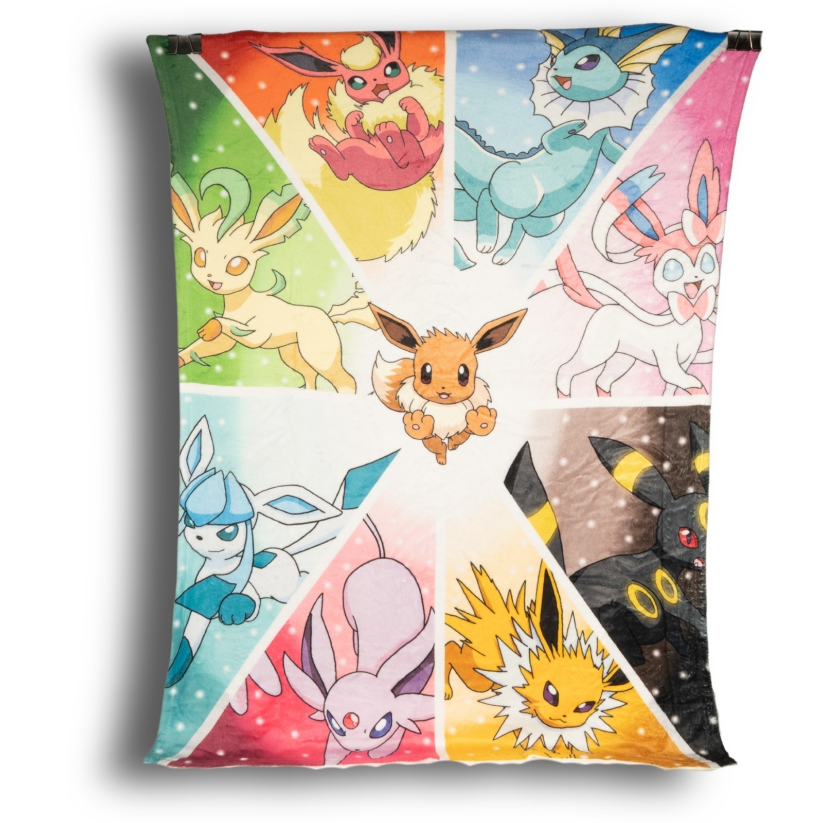 Pokemon Eevee Evolution Blanket Throw Fleece 45\