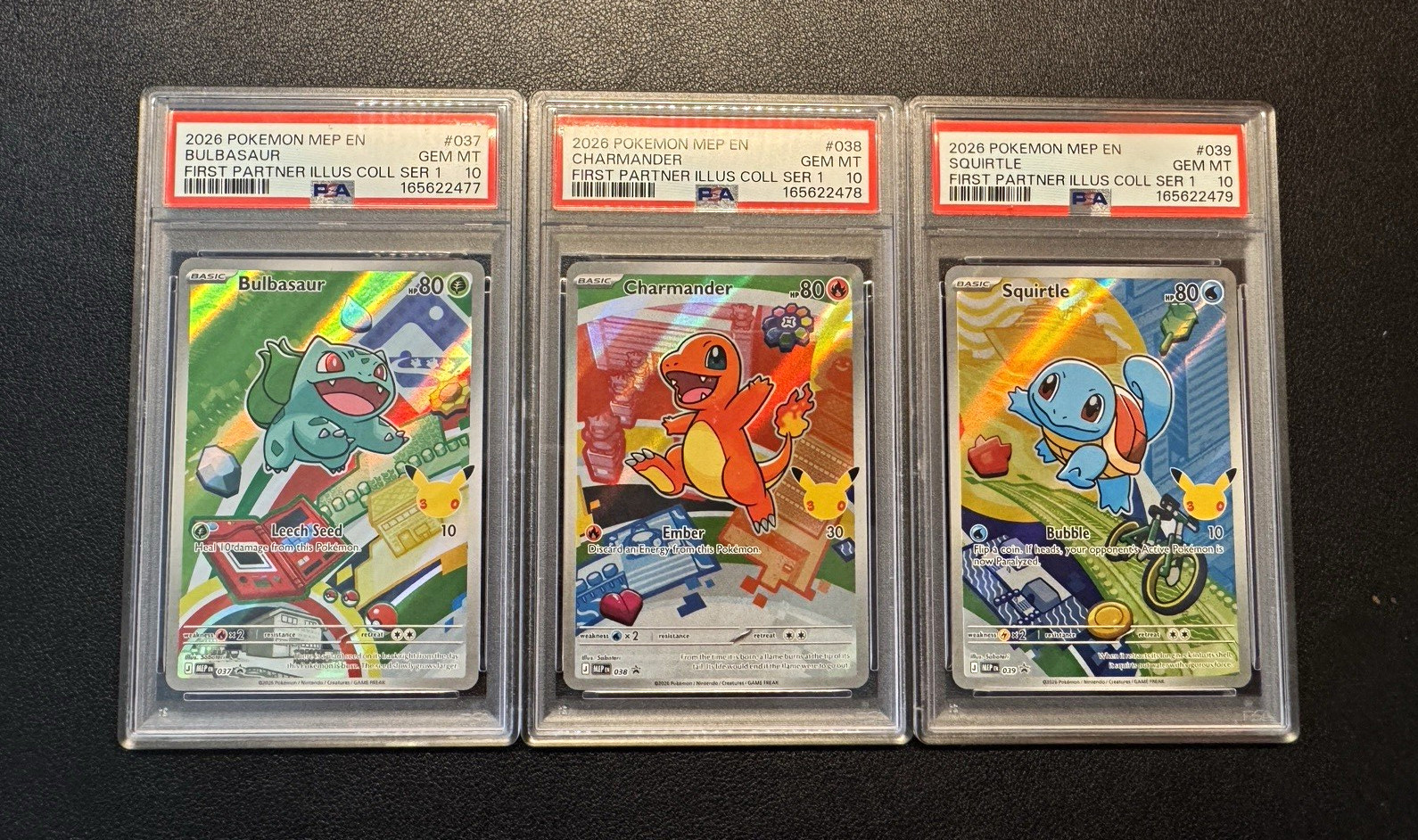 Pokemon TCG 2026 First Partner Illus Coll Ser 1 PSA 10 SEQUENTIAL KANTO Pokemon TCG 2026 First Partner Illus Coll Ser 1 PSA 10 SEQUENTIAL KANTO