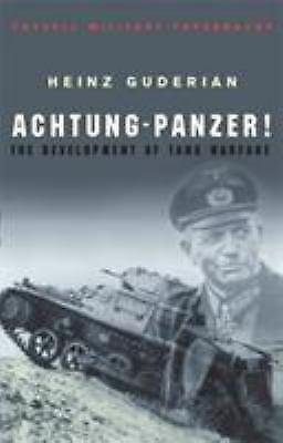 Achtung-Panzer: The Development of Tank Warfare by Guderian, Heinz, paperback,