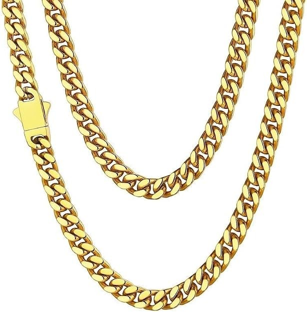 Cuban Link Chain 18k gold plated Cuban Link Chain 18k gold plated