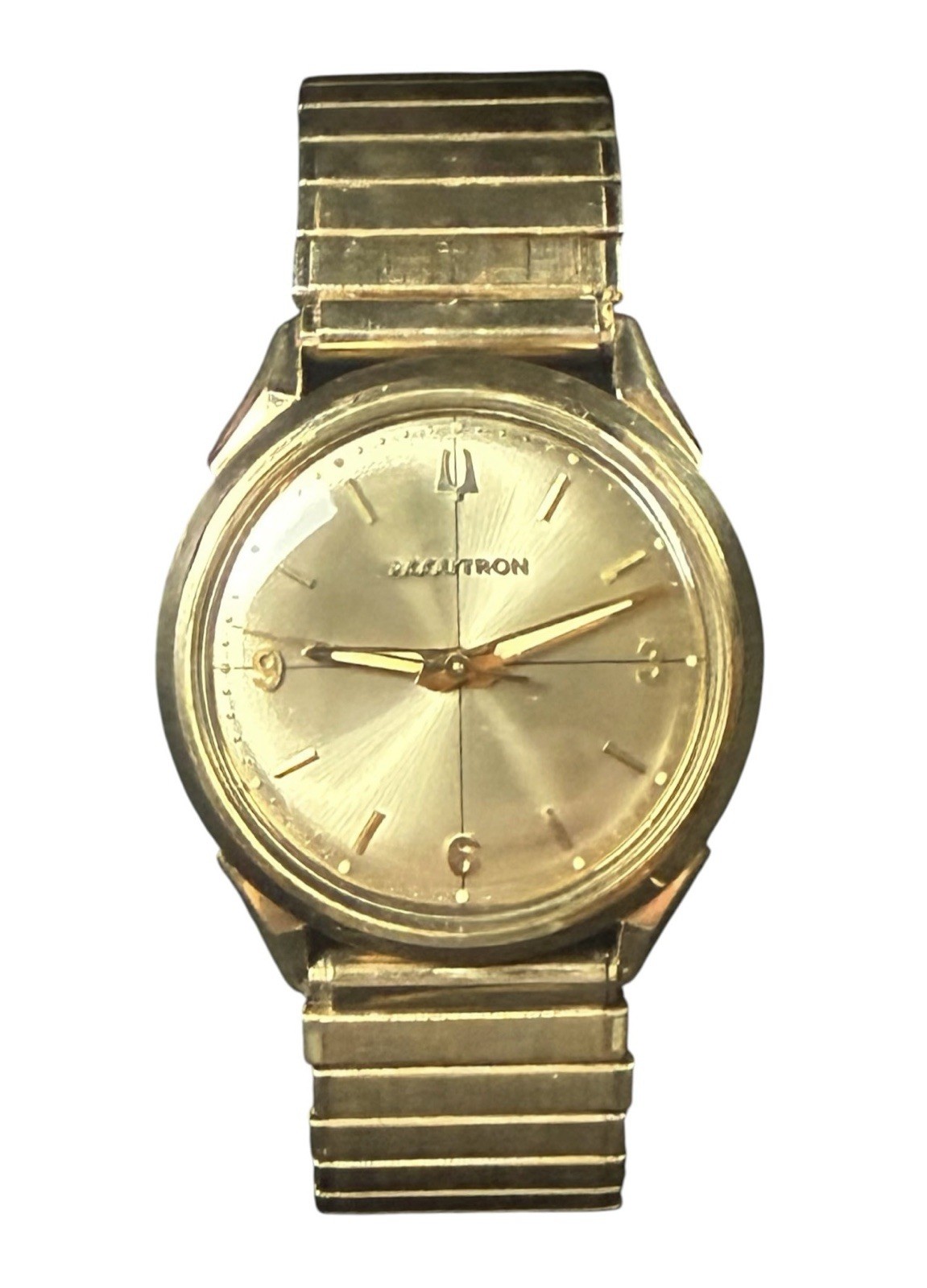 Vintage Bulova Accutron 1966 10Kt GF Cal 214 Men's Watch M6 w/ Speidel Band