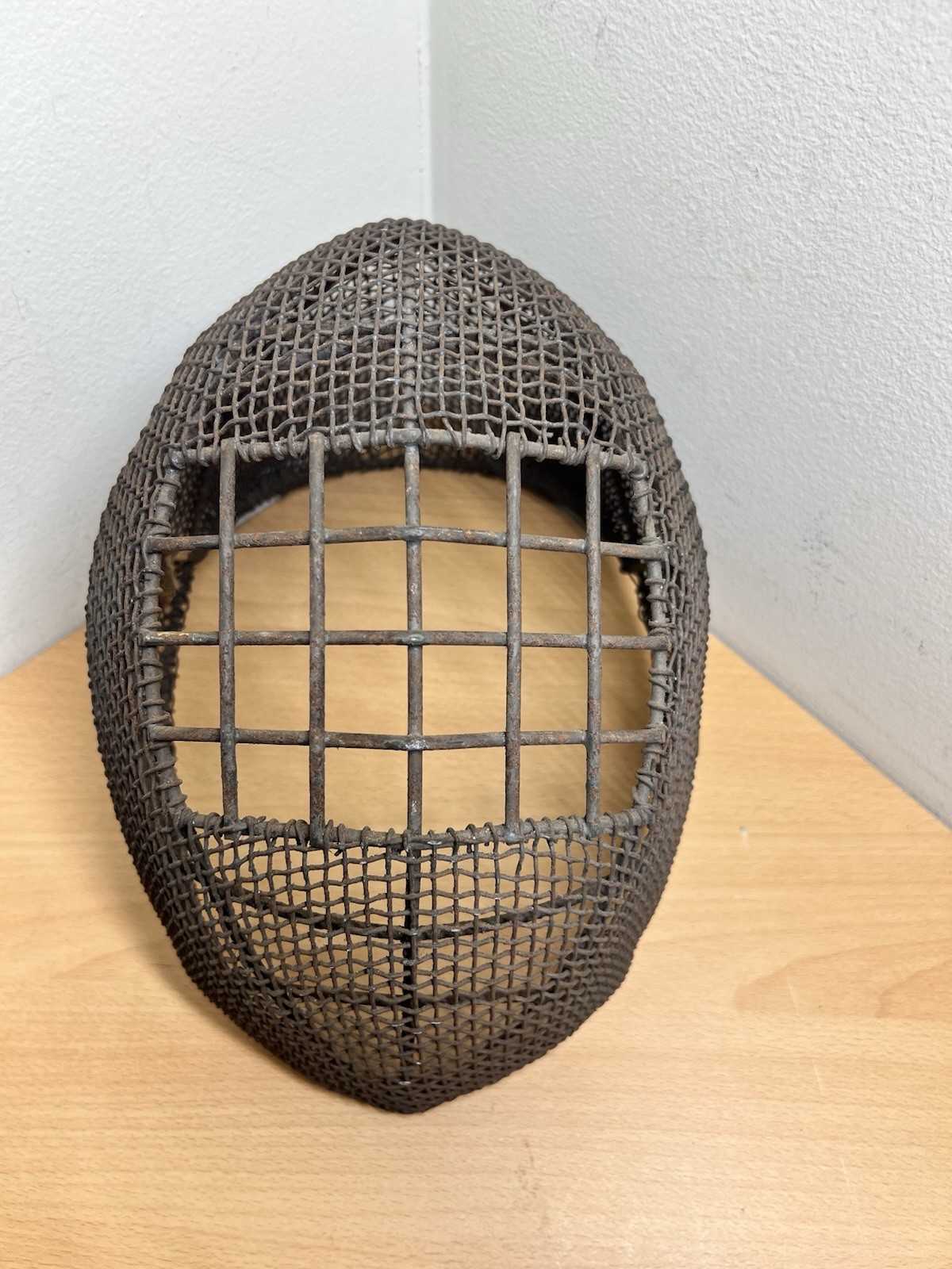 Original WW1 Military Bayonet and Fencing Training Mask Original WW1 Military Bayonet and Fencing Training Mask