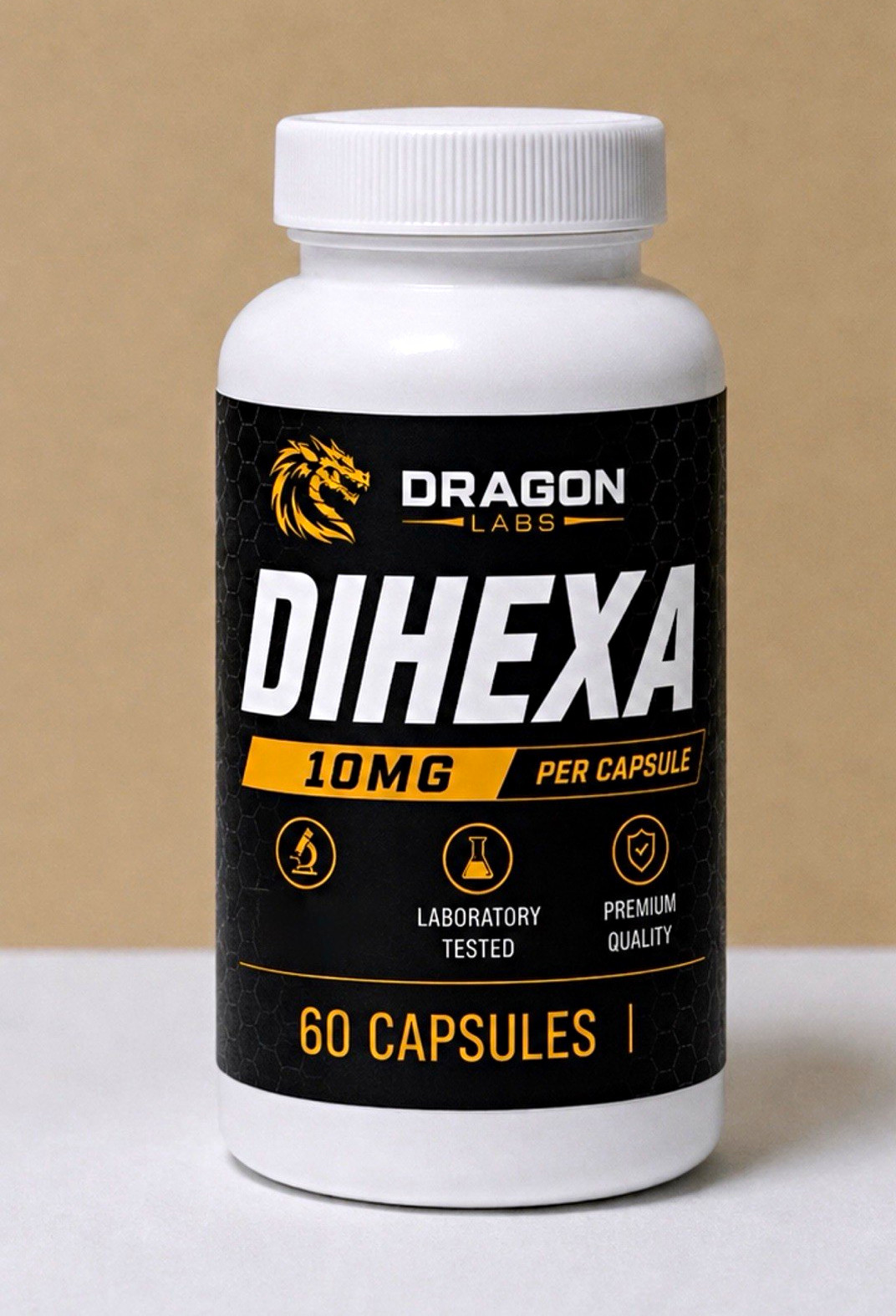 Dragon Labs Dihexa 10mg Capsules 60 Count Lab Tested Dragon Labs Dihexa 10mg Capsules 60 Count Lab Tested